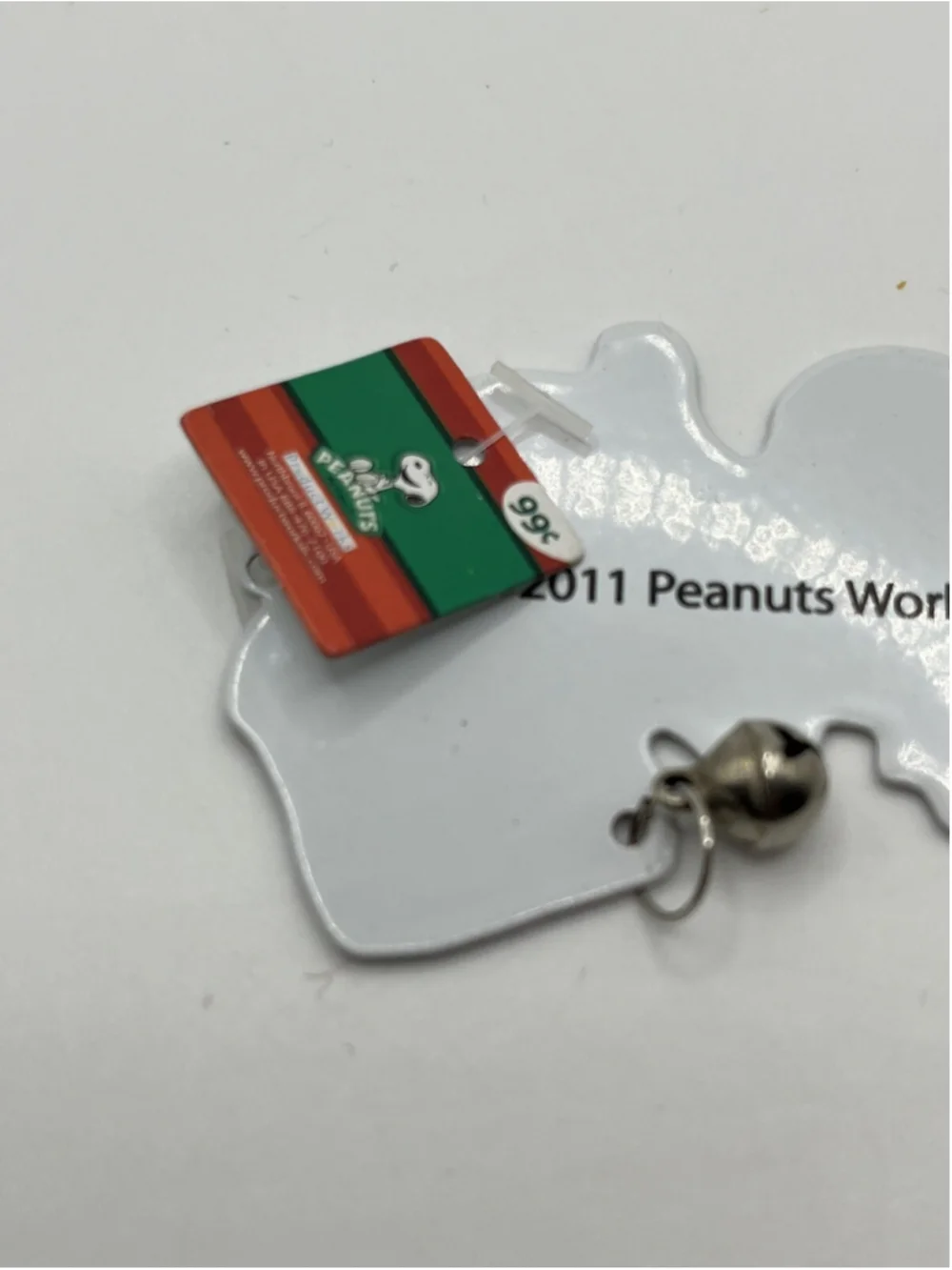 Peanuts Metal 3” Ornament/Decoration On/Off Stand Snoopy~2011BRAND NEW SEE